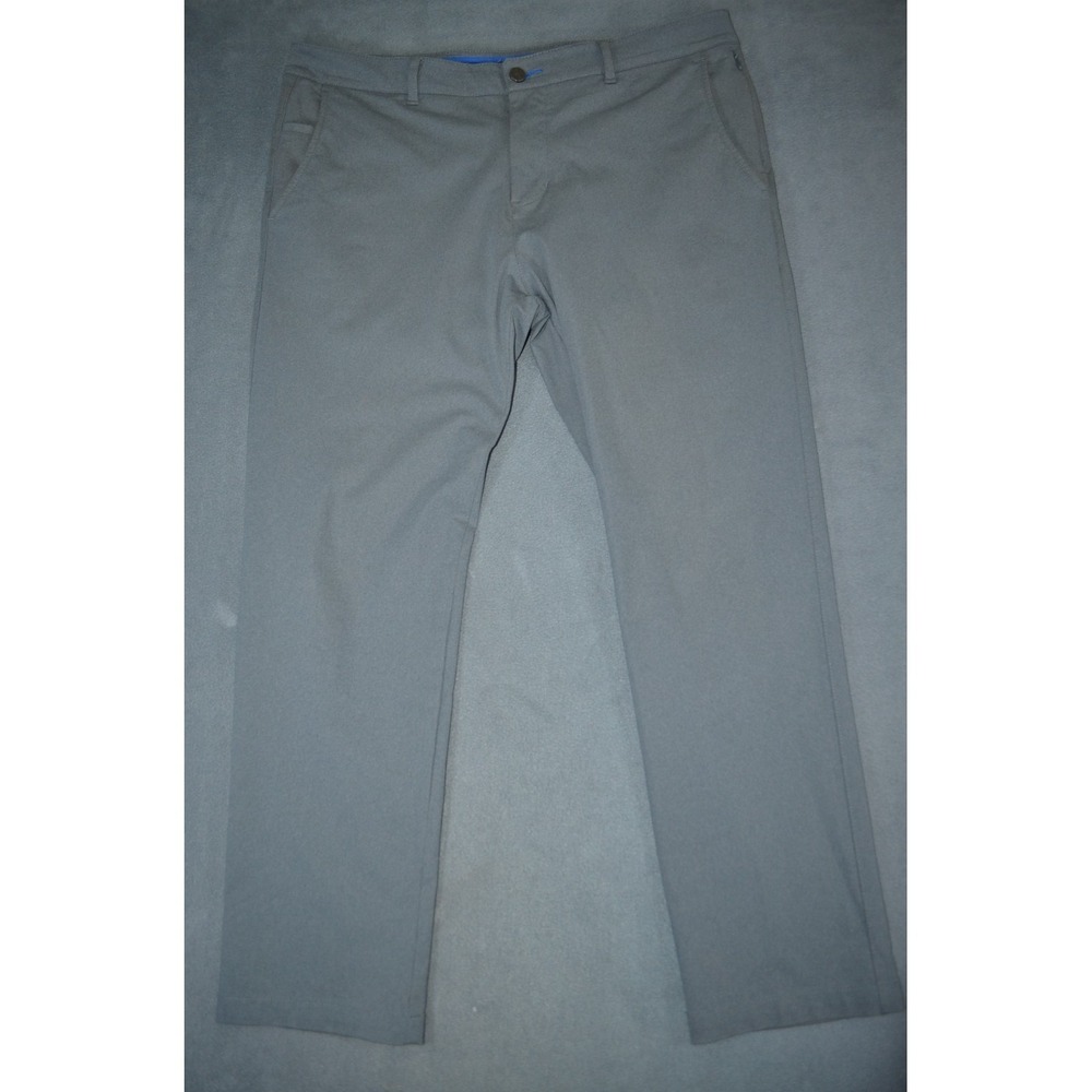 Twillory Performance Gray Pants Mens 36x30 Trim Fit Tailored Trousers Chino